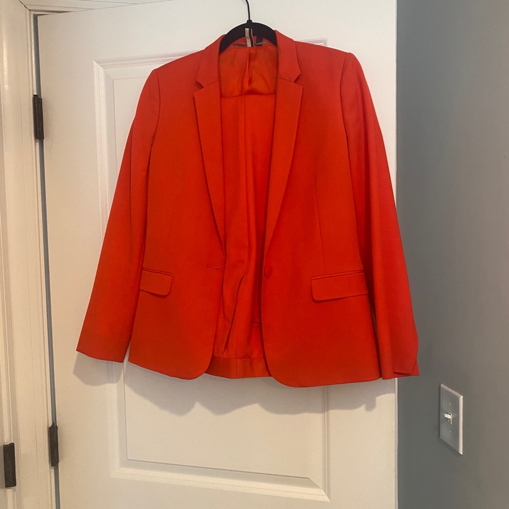 Topshop Orange Pantsuit